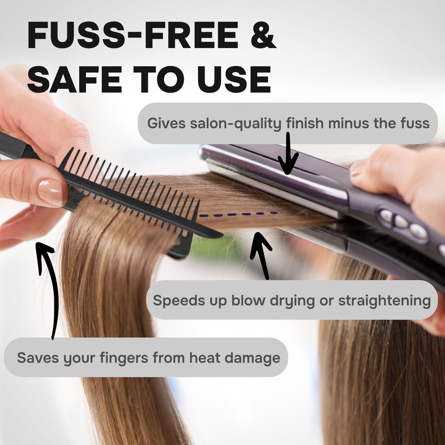 Straightening Comb For Hair