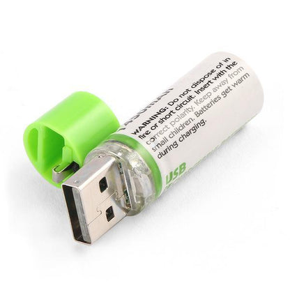 EASYPOWER USB RECHARGEABLE AA BATTERIES(1 pack included 2 pcs)Buy 2 Get 1  Free!(Add 3 to Cart to Get the 3rd for Free)